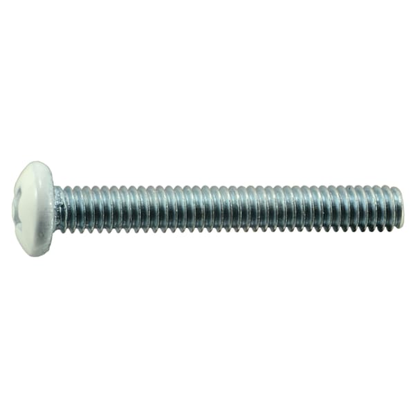 Midwest Fastener #8-32 x 1 1/4 in Phillips Pan Machine Screw, Zinc Plated Steel, 20 PK 37491 - main
